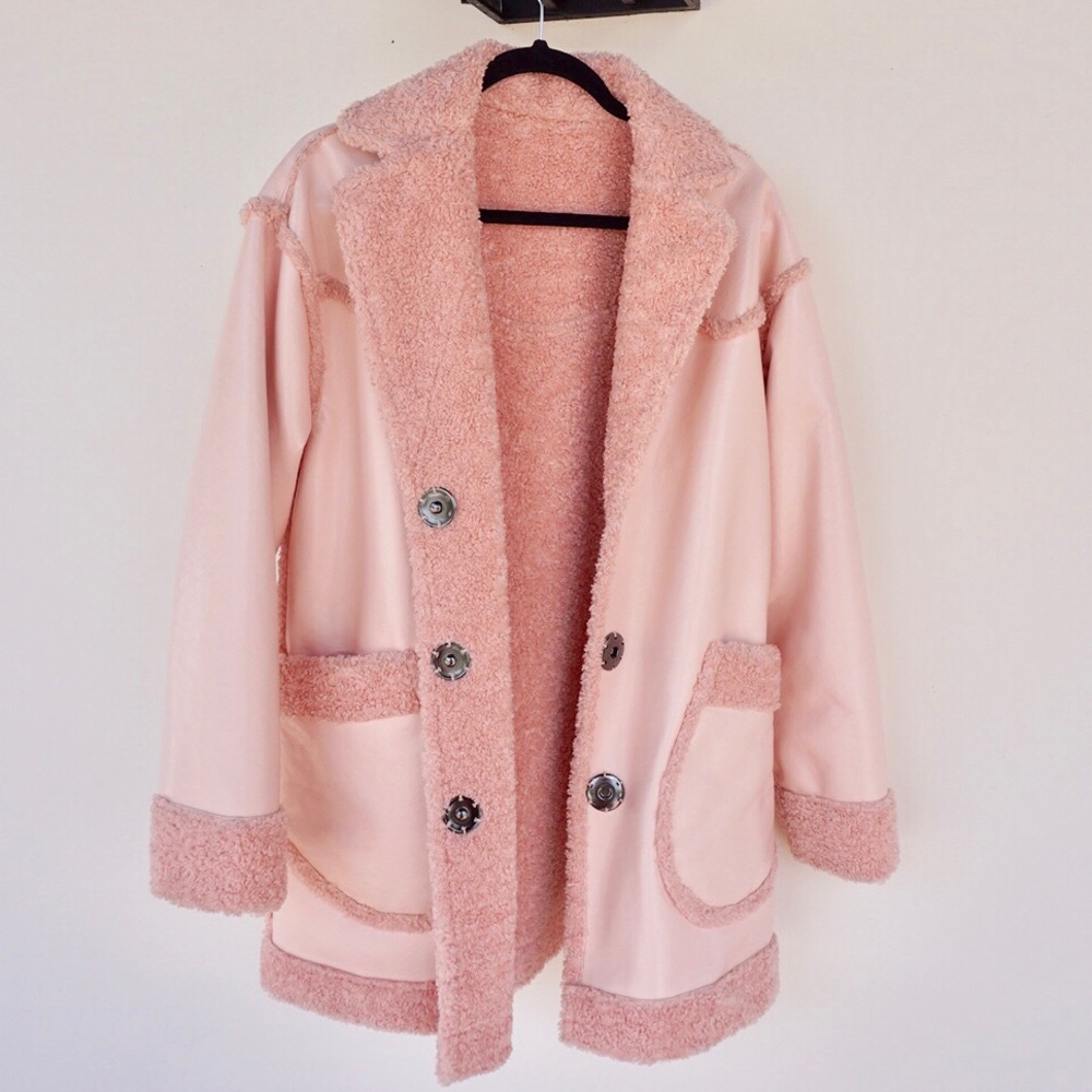 Opening Ceremony light pink reversible jacket 🌸